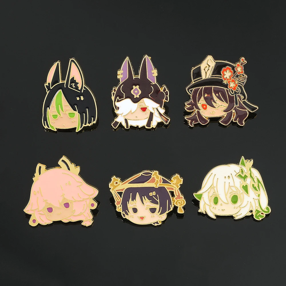 Genshin Impact Cartoon Figure Brooch Q Version Hu Tao Wanderer Enamel Badge Jewelry for Clothing Backpack Accessories Fans Gifts
Genshin Impact Cartoon Figure Brooch Q Version Hu Tao Wanderer Enamel Badge Jewelry for Clothing Backpack Accessories Fans Gifts