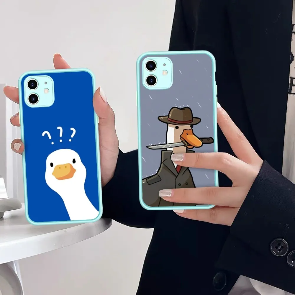 D-DuckS G-GooseS Game Phone Case For iPhone 14 X XR XS 7 8 Plus 11 12 13 pro MAX 13mini Matte Shockproof Case
D-DuckS G-GooseS Game Phone Case For iPhone 14 X XR XS 7 8 Plus 11 12 13 pro MAX 13mini Matte Shockproof Case