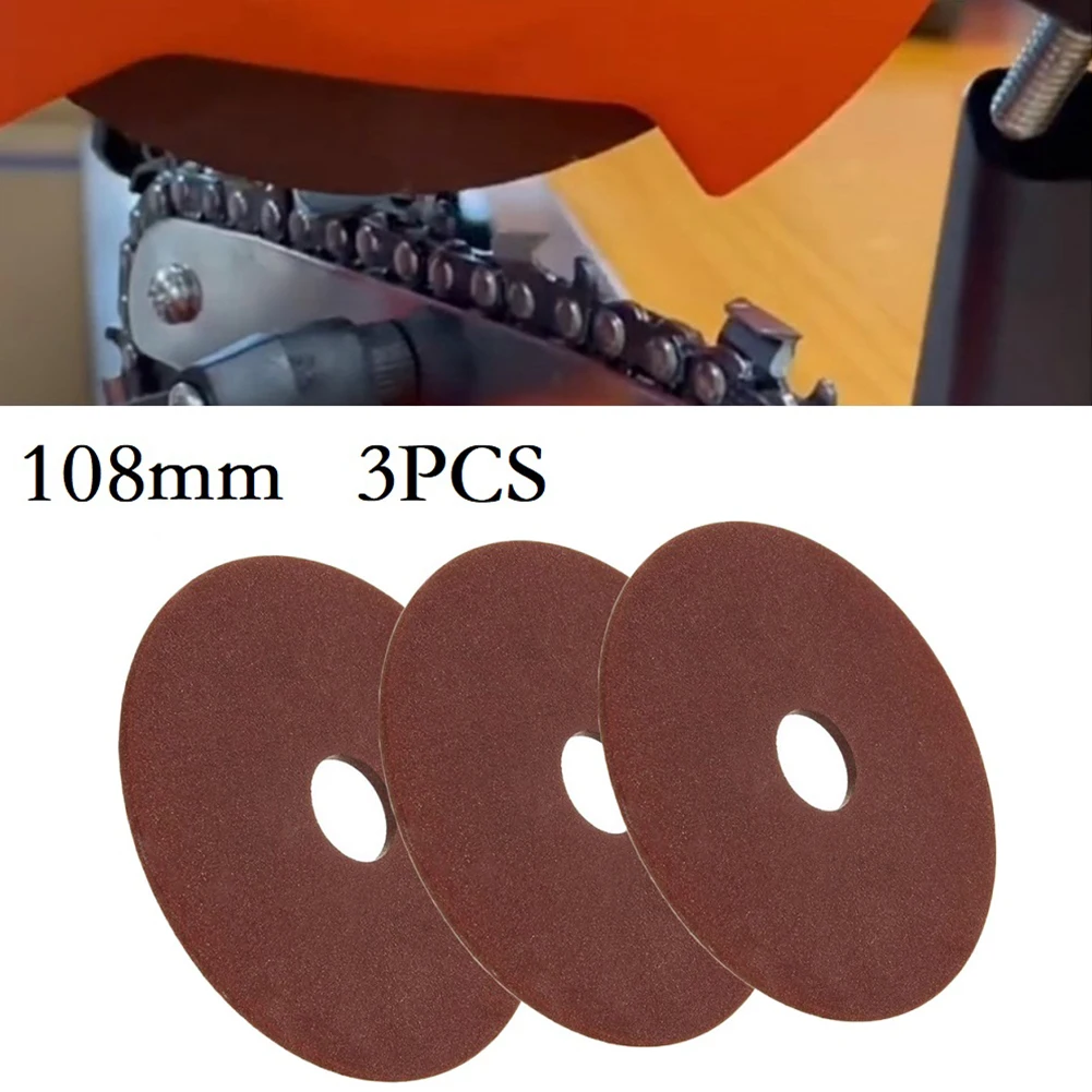 3Pcs Grinding Wheel Sanding Disc 108*3.2*22mm Sharping Wheel For Chainsaw Sharpener Grinder Polishing 3/8\\\" 404 Chain Tools
3Pcs Grinding Wheel Sanding Disc 108*3.2*22mm Sharping Wheel For Chainsaw Sharpener Grinder Polishing 3/8\\\" 404 Chain Tools