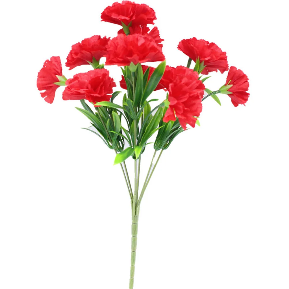 11 Head Carnation Artificial Flowers Plastic Fake Plants Home Party Wedding Decoration Artificial Flowers Bouquet
11 Head Carnation Artificial Flowers Plastic Fake Plants Home Party Wedding Decoration Artificial Flowers Bouquet