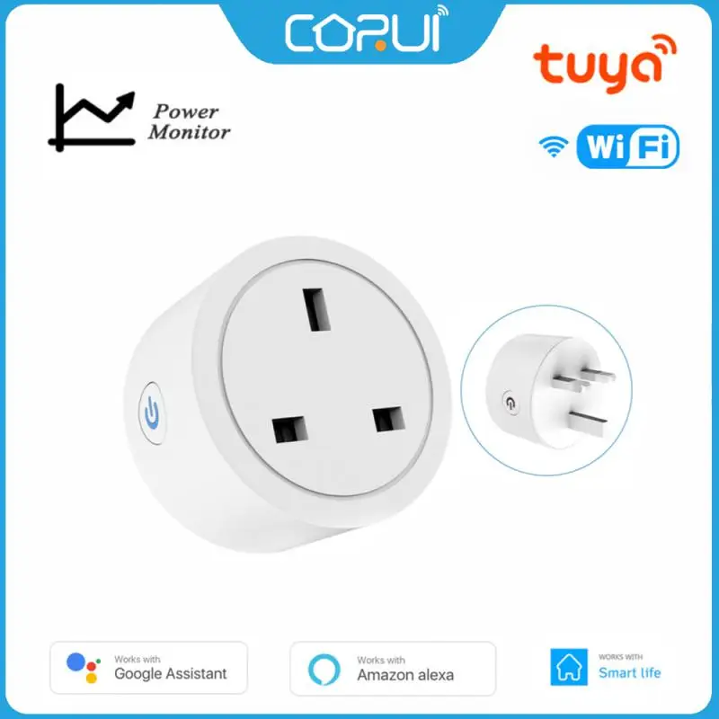 CORUI Tuya Smart WIFI Socket 16/20A UK Plug With Power Monitor Timing Home Power Socket For Smart Life Alexa Google Home
CORUI Tuya Smart WIFI Socket 16/20A UK Plug With Power Monitor Timing Home Power Socket For Smart Life Alexa Google Home
