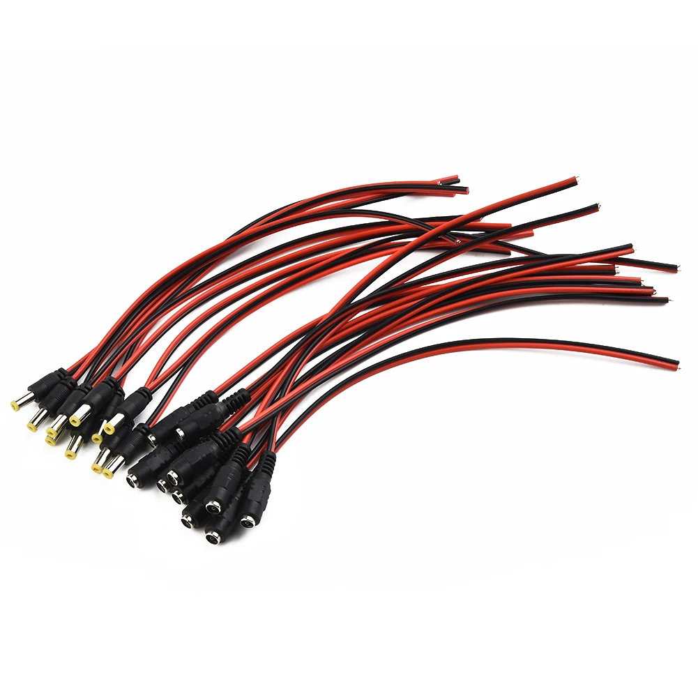 10 Pairs 38V AC DC Male Female Jack Power Cable Cords Connectors Adapter Plug Wire For LED Strip Light Lamp CCTV Camera
10 Pairs 38V AC DC Male Female Jack Power Cable Cords Connectors Adapter Plug Wire For LED Strip Light Lamp CCTV Camera