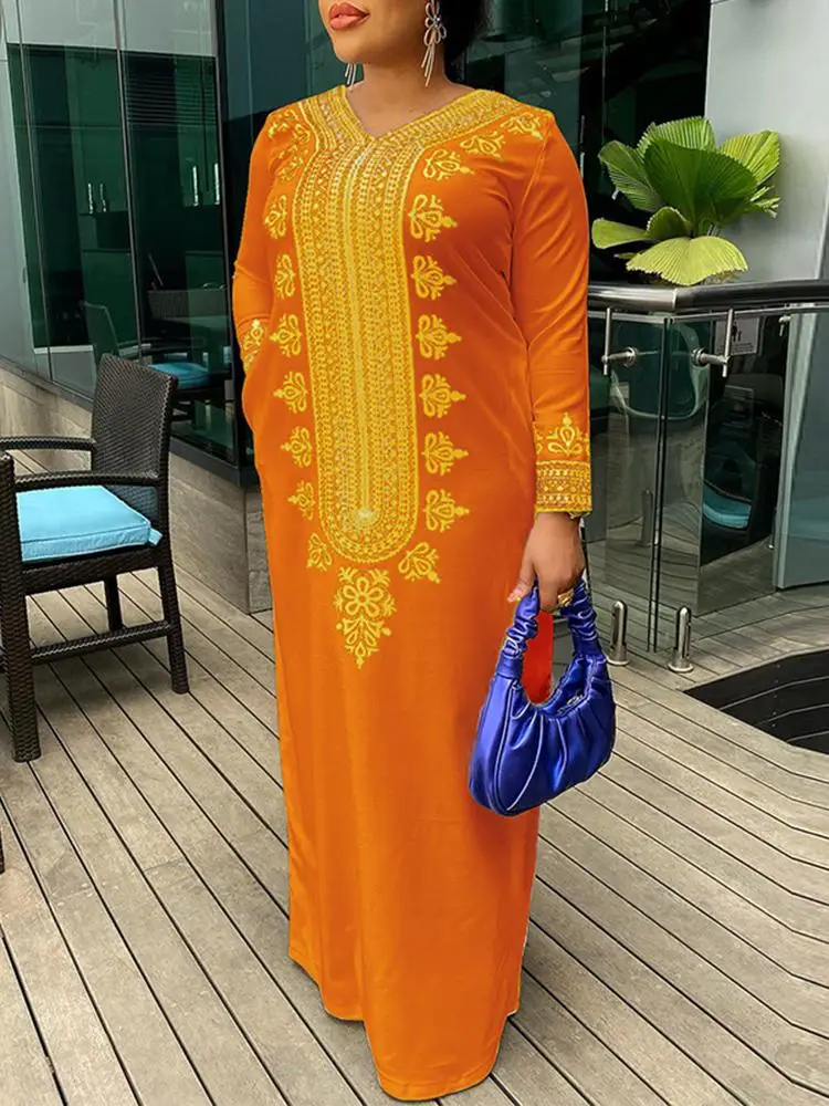 VONDA Bohemian Women Maxi Dress 2023 Summer V Neck Floral Printed Sundress Casual Loose Long Sleeve Elegant Satin Robe Femme
VONDA Bohemian Women Maxi Dress 2023 Summer V Neck Floral Printed Sundress Casual Loose Long Sleeve Elegant Satin Robe Femme