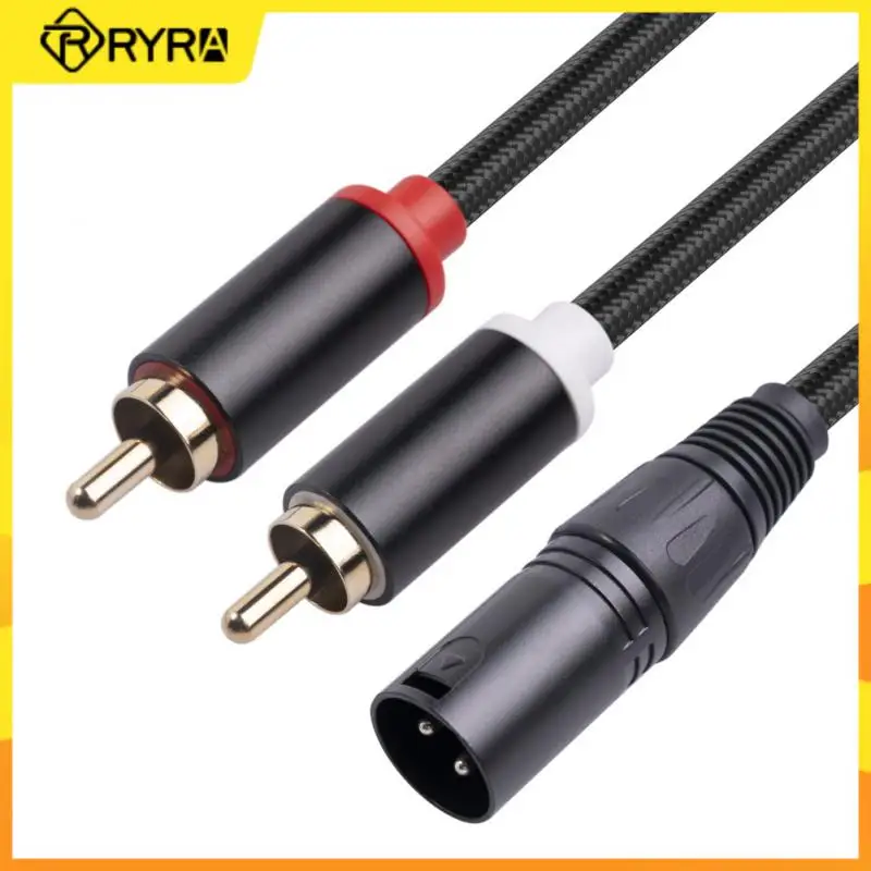 RYRA Audio RCA Cable Male To 2 XLR 3 Pin Male Female Amplifier Mixing Plug Dual XLR To Dual RCA Cable 
RYRA Audio RCA Cable Male To 2 XLR 3 Pin Male Female Amplifier Mixing Plug Dual XLR To Dual RCA Cable