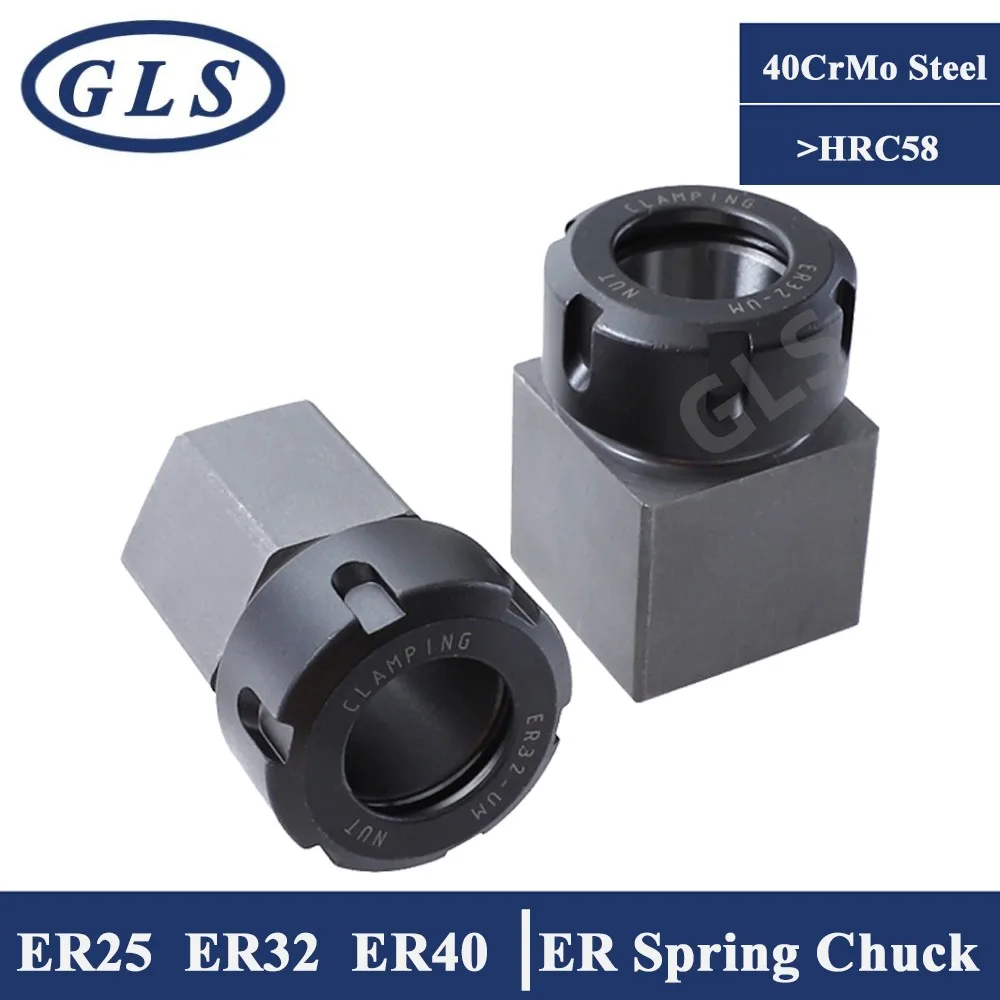 ER25 ER32 ER40 Square Hexagon Chuck Hard Steel Hex ER Spring Chuck Seat for CNC Lathe Engraving Cutting Machine Tool Holder
ER25 ER32 ER40 Square Hexagon Chuck Hard Steel Hex ER Spring Chuck Seat for CNC Lathe Engraving Cutting Machine Tool Holder