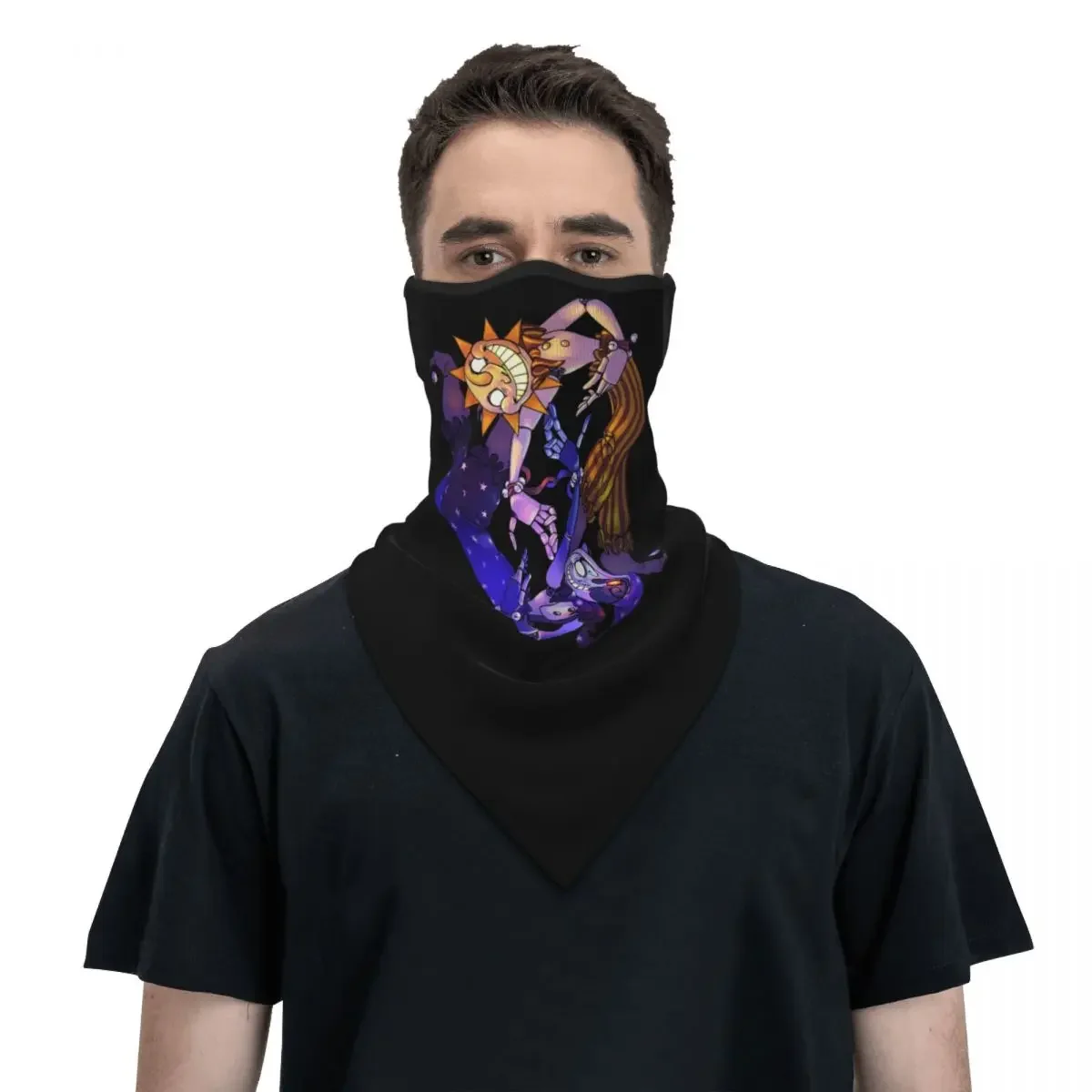 Sun And Moon FNAF Security Breach Bandana Neck Gaiter for Ski Hunting Women Men Sundrop Moondrop Face Mask Wrap Scarf
Sun And Moon FNAF Security Breach Bandana Neck Gaiter for Ski Hunting Women Men Sundrop Moondrop Face Mask Wrap Scarf