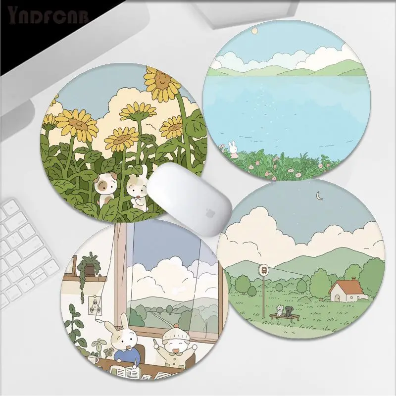 Cute Green Plant DIY Round Cabinet Gaming Laptop Computer Desk Mat Office Notbook Mouse Pad Mouse Mat for PC Computer Table
Cute Green Plant DIY Round Cabinet Gaming Laptop Computer Desk Mat Office Notbook Mouse Pad Mouse Mat for PC Computer Table