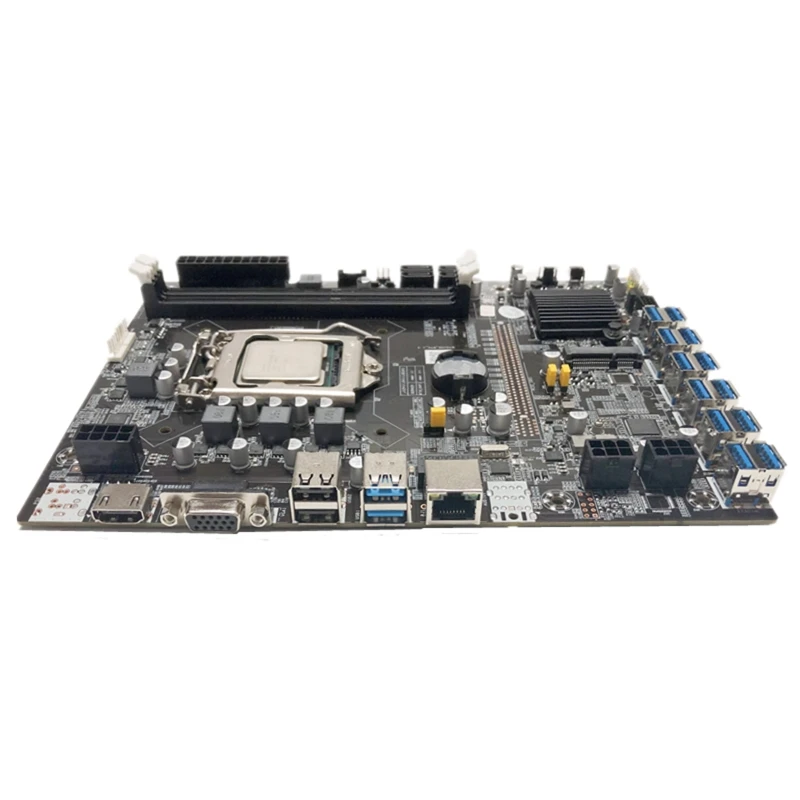 Материнская плата B75 -BTC для майнинга, LGA 1155 DDR3, память 12 USB3.0 в PCIE, слот для графической карты SATA3.0 для майнинга Eth, Btc
Материнская плата B75 -BTC для майнинга, LGA 1155 DDR3, память 12 USB3.0 в PCIE, слот для графической карты SATA3.0 для майнинга Eth, Btc