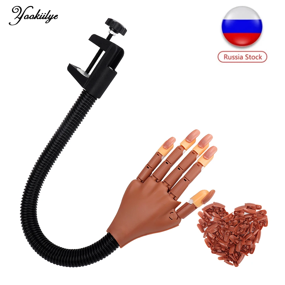 Professional Nail Art Hand Soft Practice Hand Adjustable Plastic Model Nails Accessories with 100Pcs Nail Tips Home Manicure Set
Professional Nail Art Hand Soft Practice Hand Adjustable Plastic Model Nails Accessories with 100Pcs Nail Tips Home Manicure Set