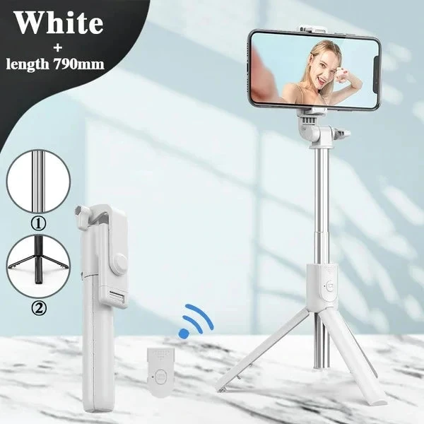 2022 NEW Wireless Selfie Stick Bluetooth Mini Tripod Extendable Monopod With Remote shutter For IOS Android Smart phone Camera
2022 NEW Wireless Selfie Stick Bluetooth Mini Tripod Extendable Monopod With Remote shutter For IOS Android Smart phone Camera