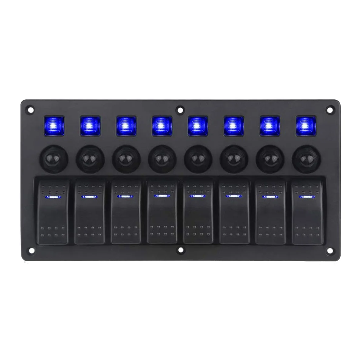 8-Group Combination Panel Switches Marine Toggle Switch Power Female Switch Switch Panel for Automotive Marine, green
8-Group Combination Panel Switches Marine Toggle Switch Power Female Switch Switch Panel for Automotive Marine, green