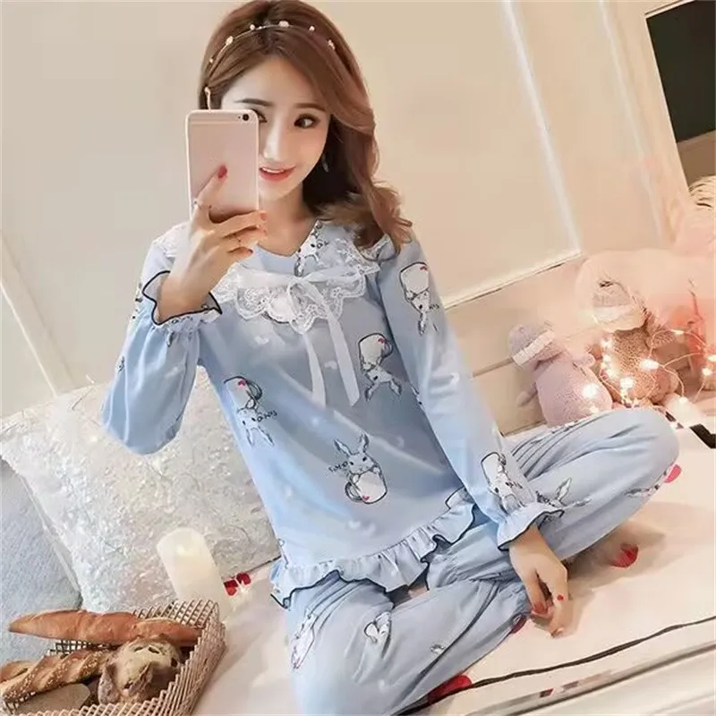 Princess Full Tops Sleepwear Pink Pajamas Mom Spring Homewear Size Sleeve Cozy 2piece/set Lace Pyjama Set Pants Big Long
Princess Full Tops Sleepwear Pink Pajamas Mom Spring Homewear Size Sleeve Cozy 2piece/set Lace Pyjama Set Pants Big Long