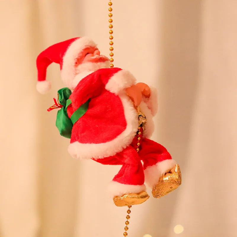 Climbing Chimney Santa Claus Electric Toy Music Christmas Gift Novelty Funny Toys For Children New Year Christmas Party Toy
Climbing Chimney Santa Claus Electric Toy Music Christmas Gift Novelty Funny Toys For Children New Year Christmas Party Toy