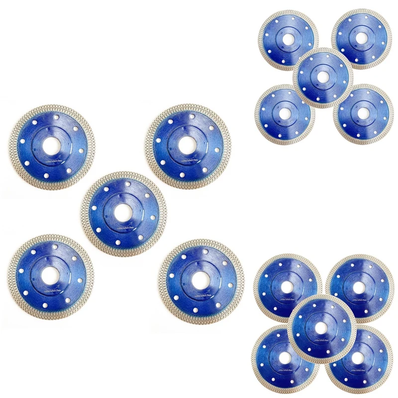 5 PCS Diamond Saw Blade Super Thin Turbo Blade For Cutting Porcelain Tiles Granite Marble Ceramics (Blue)
5 PCS Diamond Saw Blade Super Thin Turbo Blade For Cutting Porcelain Tiles Granite Marble Ceramics (Blue)