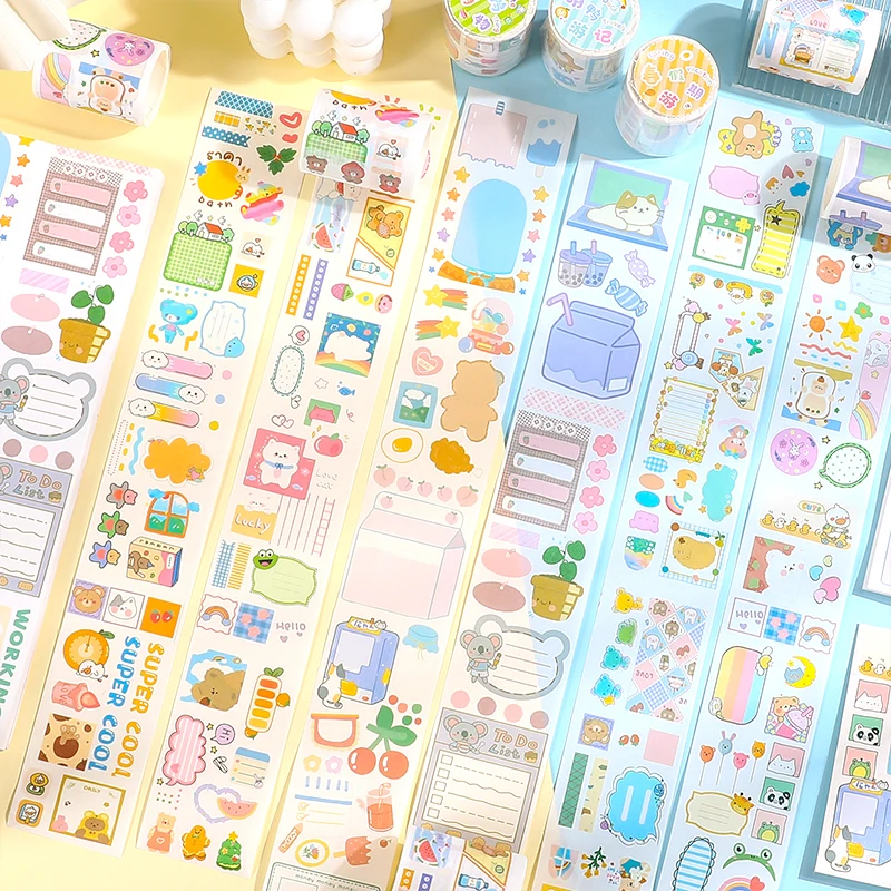 Cute Animal Washi Tape Decor Phone Laptop Labels Aesthetic Scrapbooking Stationery Notebooks Kawaii Things For Kids Children
Cute Animal Washi Tape Decor Phone Laptop Labels Aesthetic Scrapbooking Stationery Notebooks Kawaii Things For Kids Children