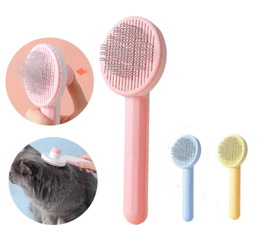 Brush Cat Comb Hair Removal Brush Grooming Tool Automatic Hair Brush Trimmer Massager For Cats Cat Accessories
Brush Cat Comb Hair Removal Brush Grooming Tool Automatic Hair Brush Trimmer Massager For Cats Cat Accessories