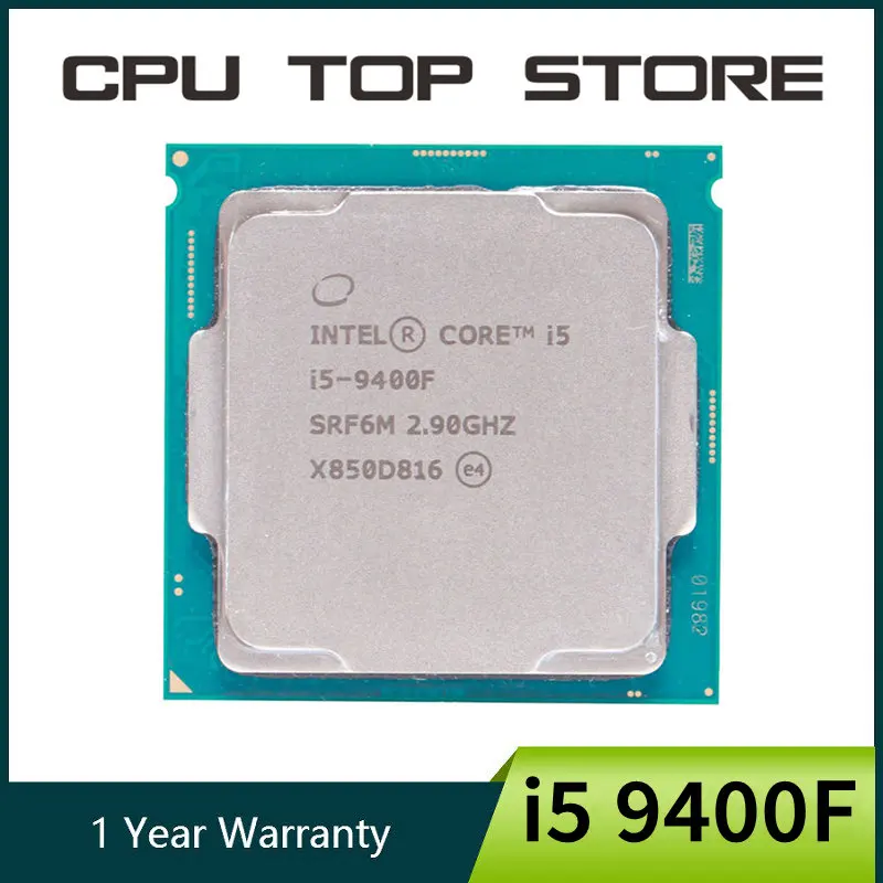 

Процессор Intel Core i5 9400F 2,9 ГГц 9 Мб кэш-памяти четырехъядерный процессор 65 Вт SRF6M/SRG0Z LGA1151