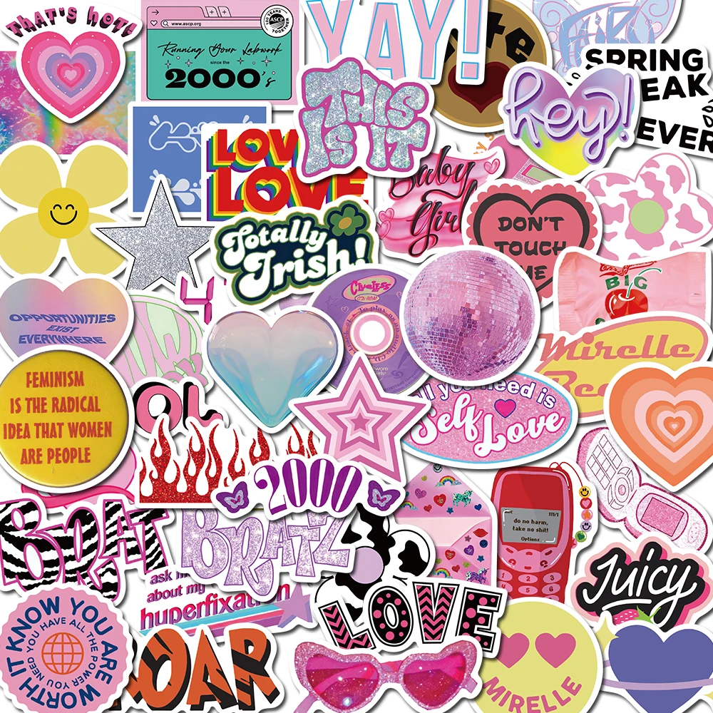 10/50pcs Y2K Retro Fashion Stickers for Laptop Luggage Motorcycle Diary Planner Skateboard Waterproof Packs Decal Toys
10/50pcs Y2K Retro Fashion Stickers for Laptop Luggage Motorcycle Diary Planner Skateboard Waterproof Packs Decal Toys