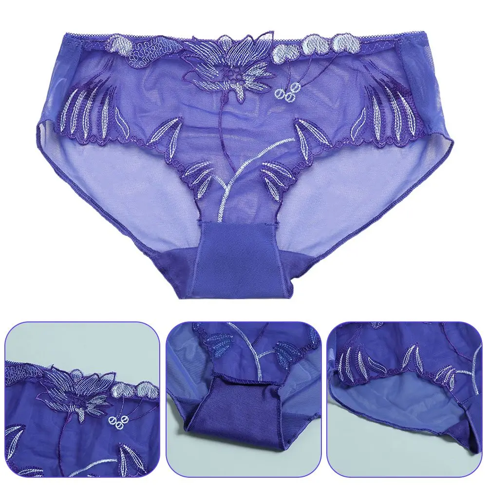 Sweet Embroidered Transparent Hip Lift Lingerie Mesh Underwear Lace Briefs Women Panties
Sweet Embroidered Transparent Hip Lift Lingerie Mesh Underwear Lace Briefs Women Panties
