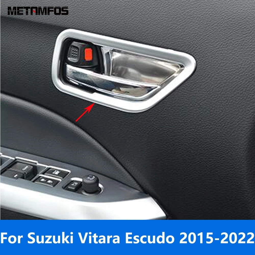 Для Suzuki Vitara эскудо 2015-2020 2021 2022 матовая внутренняя дверная ручка Крышка Чаша отделка рамка аксессуары для интерьера автомобильный Стайлинг
Для Suzuki Vitara эскудо 2015-2020 2021 2022 матовая внутренняя дверная ручка Крышка Чаша отделка рамка аксессуары для интерьера автомобильный Стайлинг