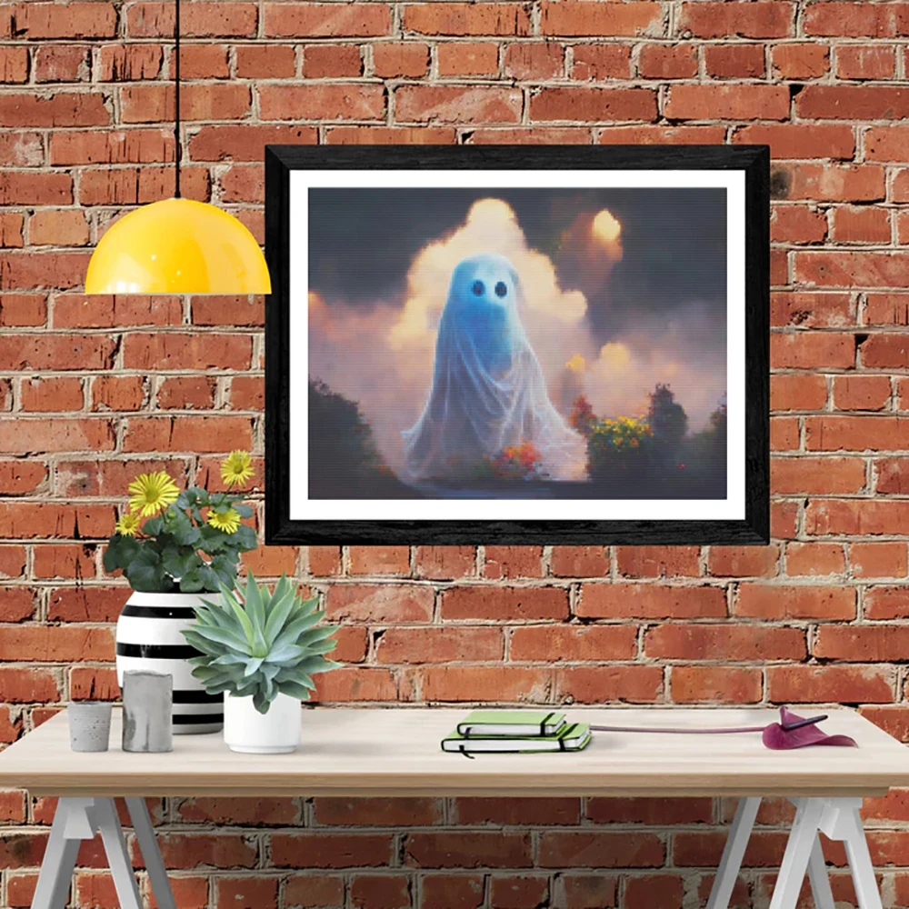 DIY-5D Diamond Painting Friendly and cute ghost Splice Set Full Diamond Embroidery Mosaic Picture Closed
DIY-5D Diamond Painting Friendly and cute ghost Splice Set Full Diamond Embroidery Mosaic Picture Closed
