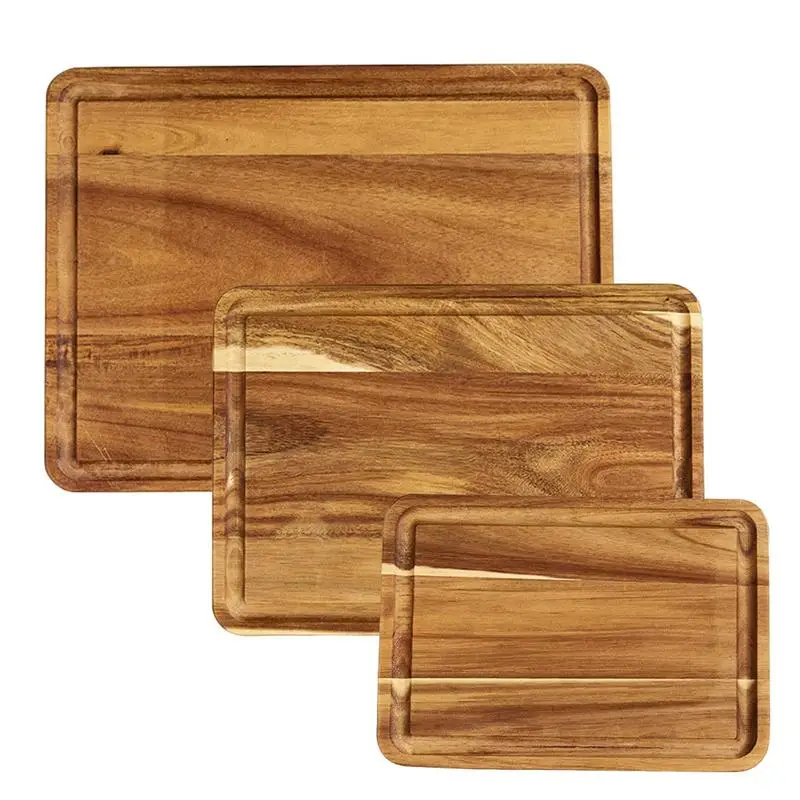 Kitchen Wooden Cutting Boards With Juice Grooves Butcher Chopping Block Grinding Cutting Board Tray For Meat Vegetables Cheeses
Kitchen Wooden Cutting Boards With Juice Grooves Butcher Chopping Block Grinding Cutting Board Tray For Meat Vegetables Cheeses