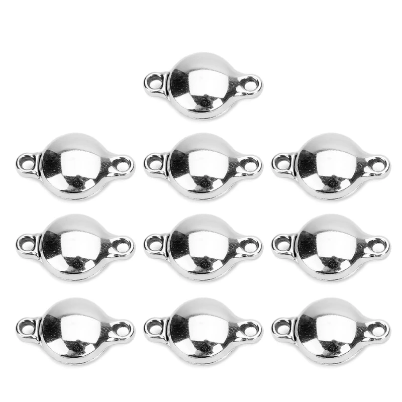Round Shape Magnet Converter Silver Color for Necklaces and Bracelets Buckle Making for DIY Jewelry Making 10Pieces/Set
Round Shape Magnet Converter Silver Color for Necklaces and Bracelets Buckle Making for DIY Jewelry Making 10Pieces/Set