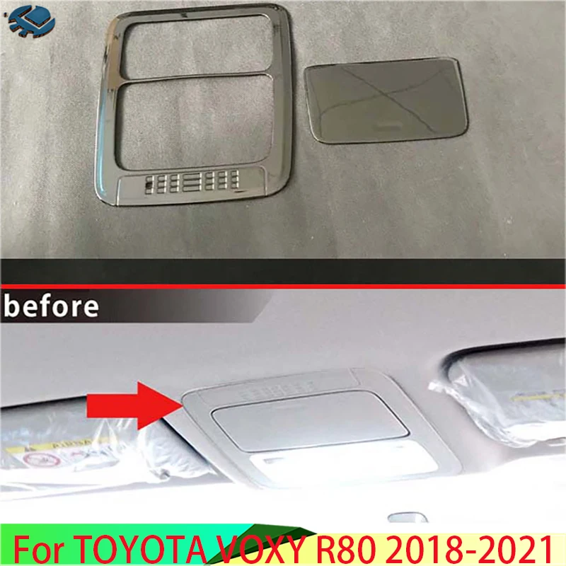 For TOYOTA VOXY R80 2018-2021 Car Accessories ABS Chrome Piano Black Front Interior Lamp Reading Lamp Trim Cover 2019 2020
For TOYOTA VOXY R80 2018-2021 Car Accessories ABS Chrome Piano Black Front Interior Lamp Reading Lamp Trim Cover 2019 2020