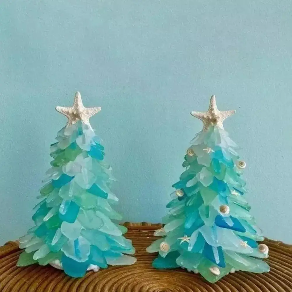 Dollhouse Sea Glass Christmas Tree Miniature Christmas Garden Ornaments Top Diy Table Accessory Christmas Tree Sce P4a7 
Dollhouse Sea Glass Christmas Tree Miniature Christmas Garden Ornaments Top Diy Table Accessory Christmas Tree Sce P4a7