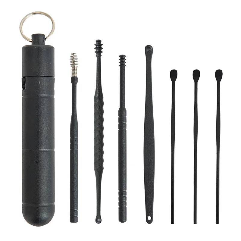 1/7PCS Ear Cleaner Earwax Removal Tool ABS Earpick Curette Reusable Ear Cleaning Wax Remover Spring Spoon Ear Pick Cleanser Care
1/7PCS Ear Cleaner Earwax Removal Tool ABS Earpick Curette Reusable Ear Cleaning Wax Remover Spring Spoon Ear Pick Cleanser Care