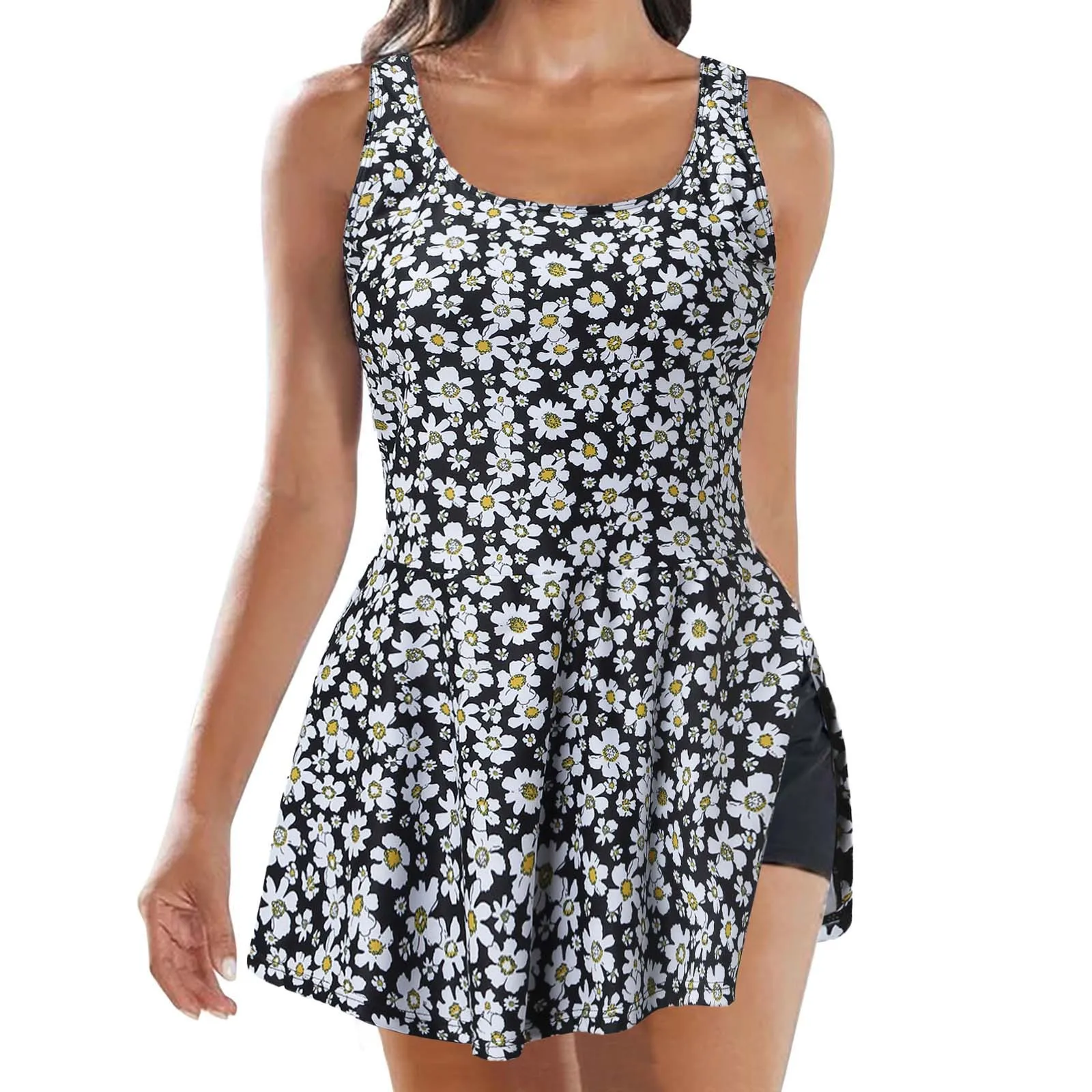Women Plus Size Swimsuits Two Piece Bathing Blouson Tankini Tops With Swim Shorts Athletic Swimwear
Women Plus Size Swimsuits Two Piece Bathing Blouson Tankini Tops With Swim Shorts Athletic Swimwear