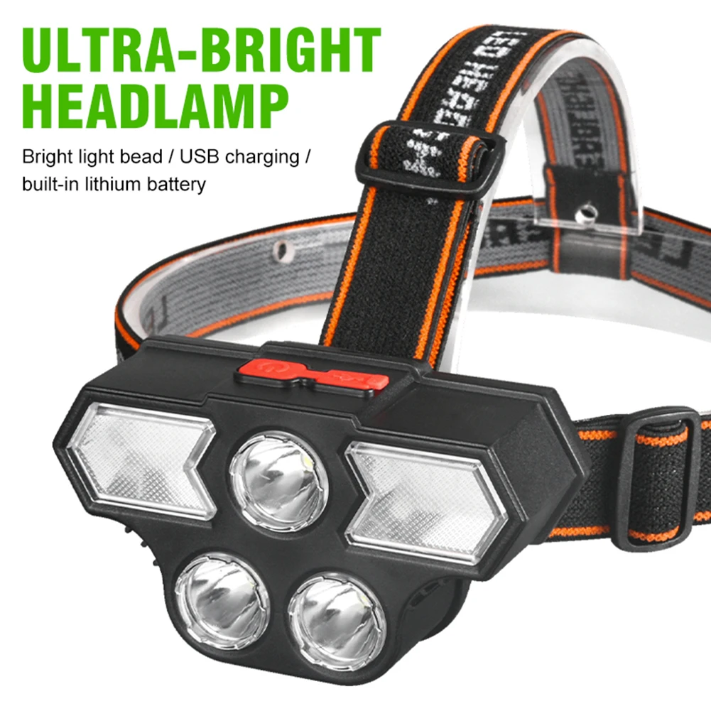 Multifunction LED Head Lamp USB Rechargeable Powerful Headlamps Waterproof Adjustable 3 Modes for Outdoor Camping Hiking Fishing
Multifunction LED Head Lamp USB Rechargeable Powerful Headlamps Waterproof Adjustable 3 Modes for Outdoor Camping Hiking Fishing