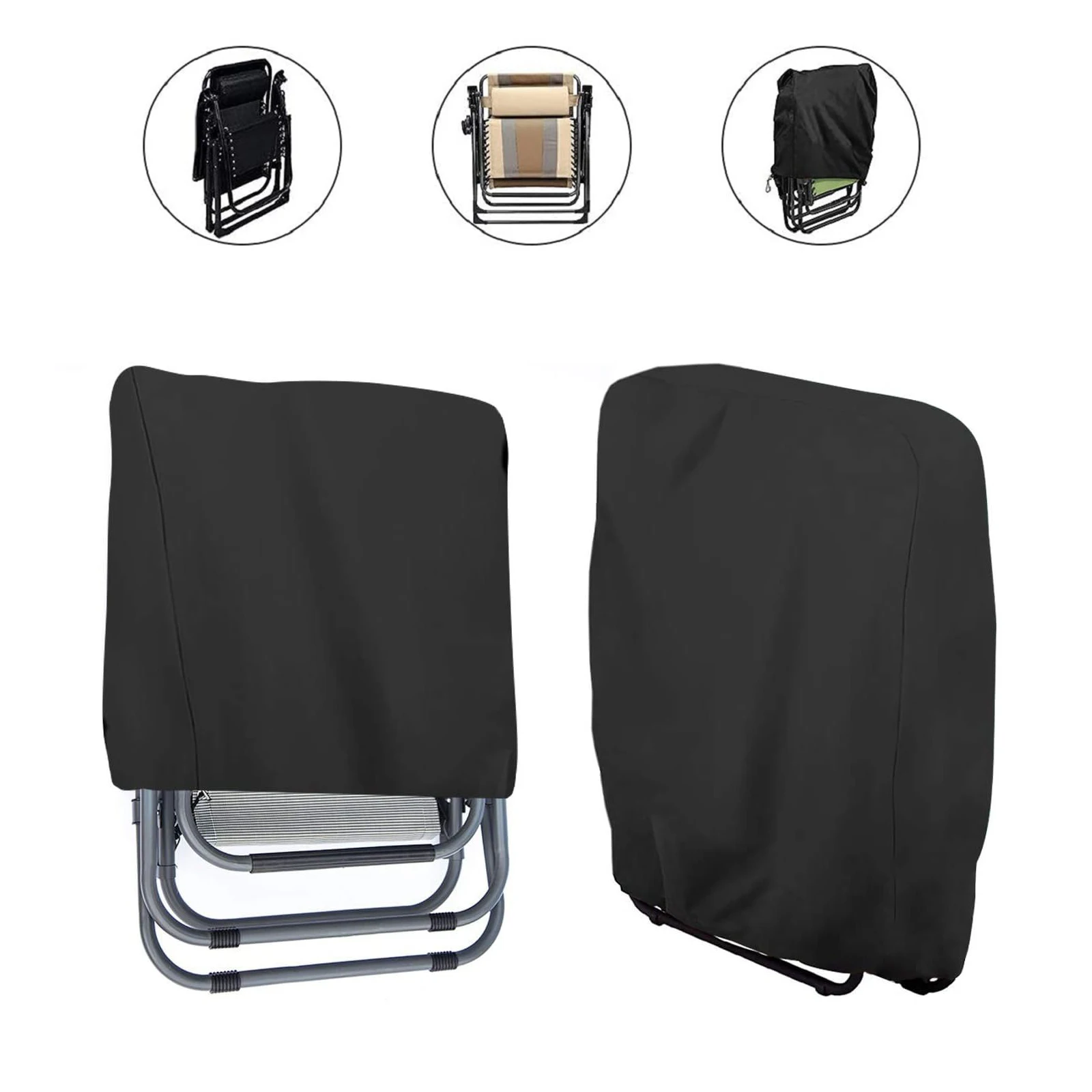 1pcs Folding Reclining Chair Cover Waterproof Anti-UV Sun Protection Lounger Covers Black Dust Covers for Outdoor Patio Garden
1pcs Folding Reclining Chair Cover Waterproof Anti-UV Sun Protection Lounger Covers Black Dust Covers for Outdoor Patio Garden