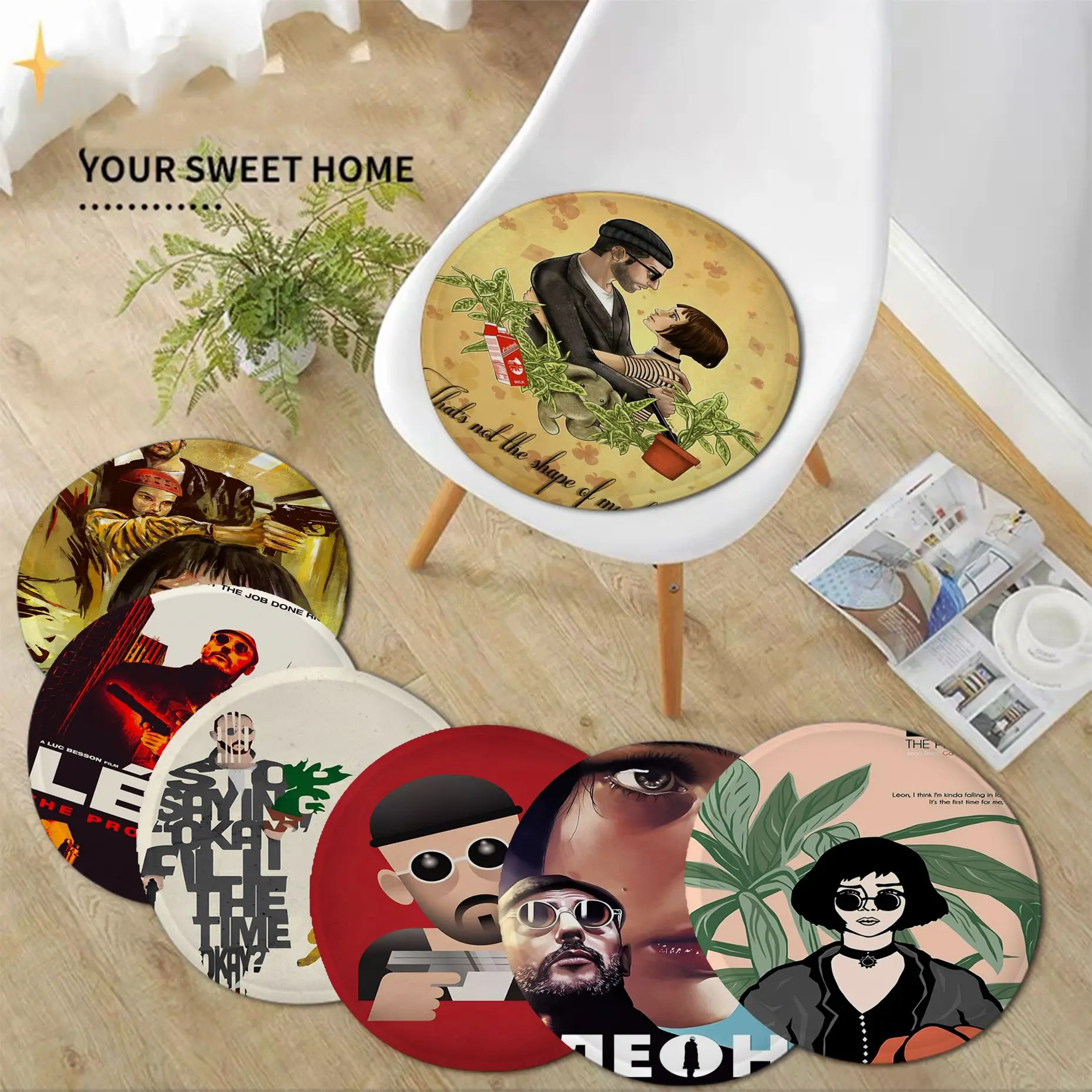 Leon The Professional Cushion Mat Decorative Fabric Cushion Non-slip Living Room Sofa Decor Students Stool Tatami Office Chair
Leon The Professional Cushion Mat Decorative Fabric Cushion Non-slip Living Room Sofa Decor Students Stool Tatami Office Chair