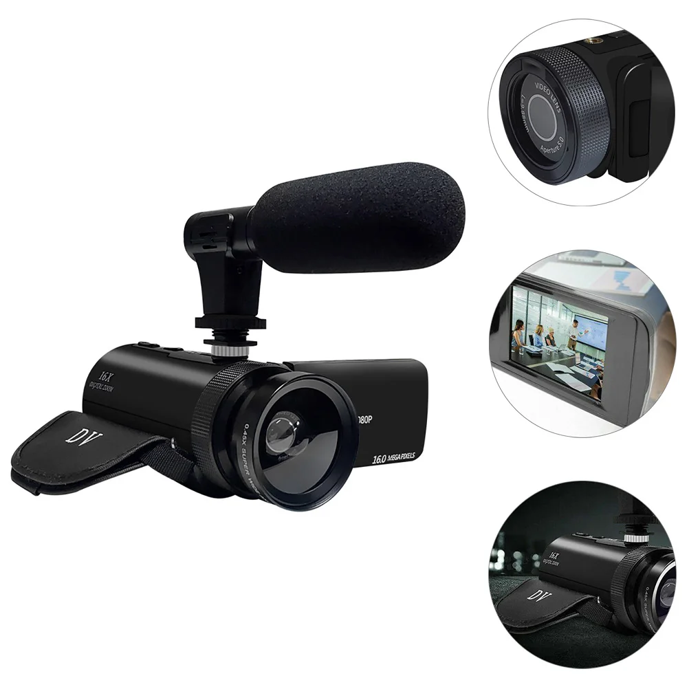 

Video Camera Digital Professional DVR High Definition Pixels Recorder Abs Camcorder