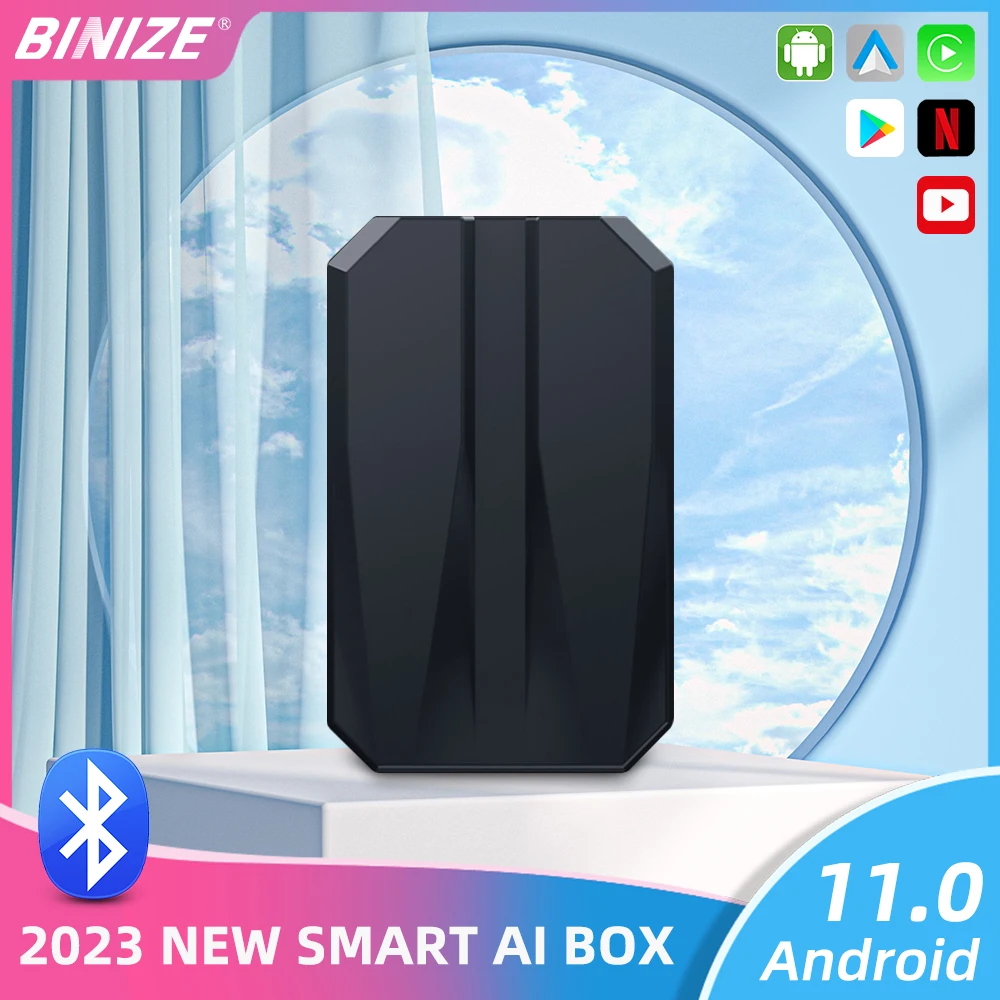 Binize CarPlay Smart Ai Box беспроводной Android Авто Android 11 Netflix YouTube для VW Honda Hyundai Mazda
Binize CarPlay Smart Ai Box беспроводной Android Авто Android 11 Netflix YouTube для VW Honda Hyundai Mazda
