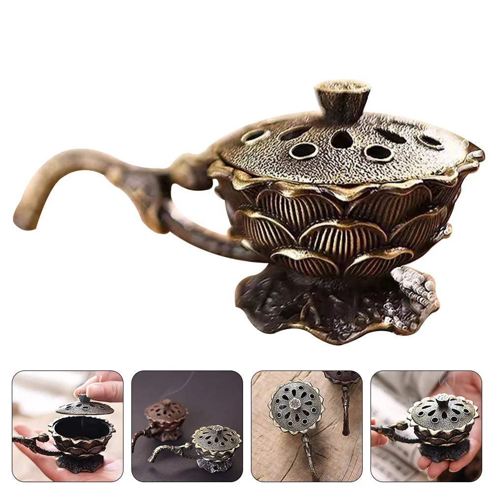 Burner Holder Lotus Censer Inserted Ceramic Pot Diffuser Aroma Cone Tray Catcher Ash Bowl Copper Cones Flower Mini Hand Vintage
Burner Holder Lotus Censer Inserted Ceramic Pot Diffuser Aroma Cone Tray Catcher Ash Bowl Copper Cones Flower Mini Hand Vintage