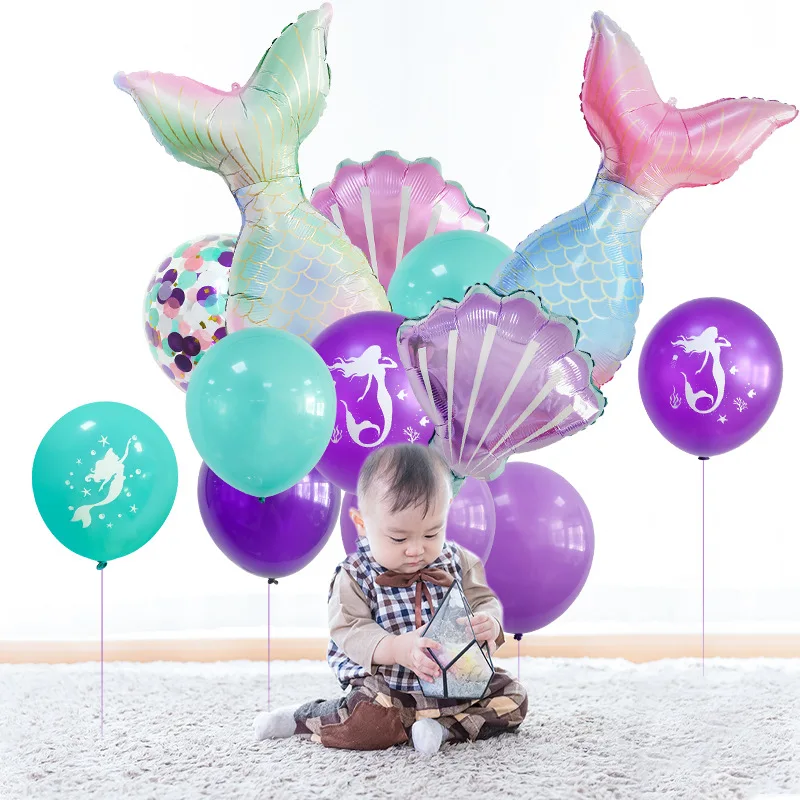 Mermaid Party Tail Shell Balloons Children's Little Mermaid Birthday Party Decorations Baby Shower Wedding Theme Decorations
Mermaid Party Tail Shell Balloons Children's Little Mermaid Birthday Party Decorations Baby Shower Wedding Theme Decorations