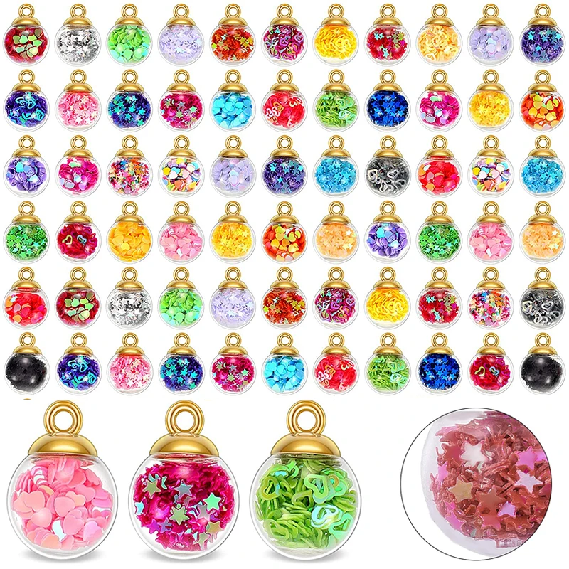 20pcs/lot 15mm Colorful Transparent Glass Ball with Star Sequin Ball Pendant For DIY Earring Hair Jewelry Making Accessories
20pcs/lot 15mm Colorful Transparent Glass Ball with Star Sequin Ball Pendant For DIY Earring Hair Jewelry Making Accessories