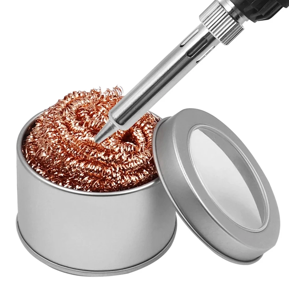 Cleaning Ball Desoldering Soldering Iron Mesh Filter Tin Remove Cleaning Nozzle Tip Copper Wire Cleaner Ball With Stand
Cleaning Ball Desoldering Soldering Iron Mesh Filter Tin Remove Cleaning Nozzle Tip Copper Wire Cleaner Ball With Stand