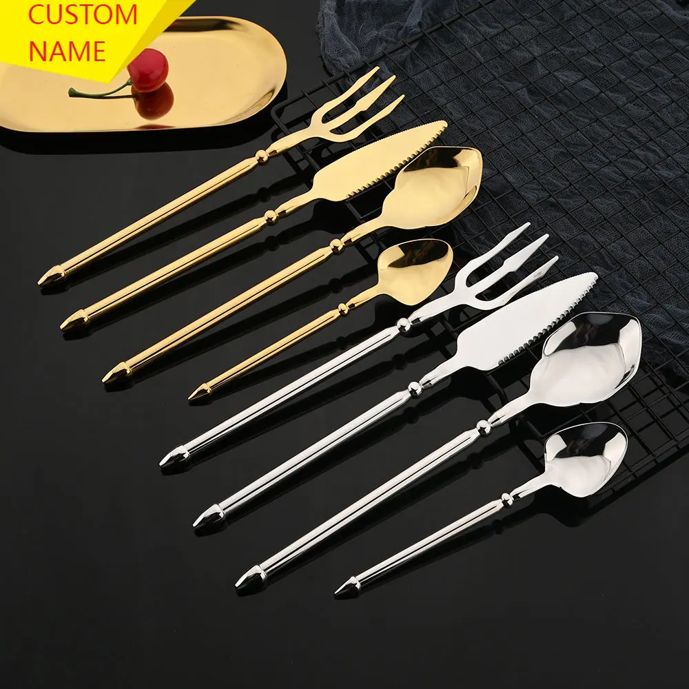 Personalized Name Cutlery Sets Western Dinnerware 16Pcs Knife Dinner Service Stainless Steel Flatware Sets Luxury Tableware
Personalized Name Cutlery Sets Western Dinnerware 16Pcs Knife Dinner Service Stainless Steel Flatware Sets Luxury Tableware