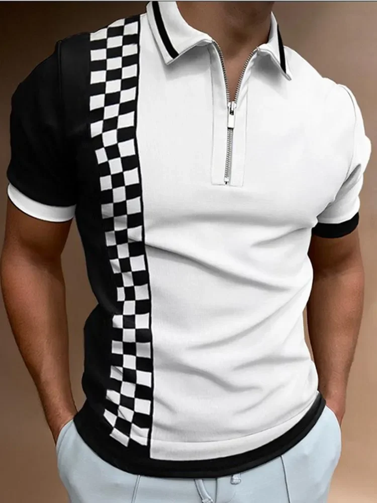 Men's Polo minimalist shirt 3D gradient printed men's clothing Summer casual short sleeved loose and breathable oversized shirt
Men's Polo minimalist shirt 3D gradient printed men's clothing Summer casual short sleeved loose and breathable oversized shirt