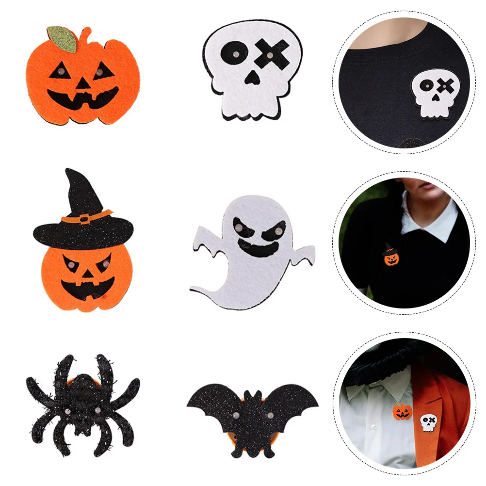 6 Pcs Pumpkin Decor Halloween Glow Brooch Brooches Luminous Clothes Props Gift Cartoon Accessory Child
6 Pcs Pumpkin Decor Halloween Glow Brooch Brooches Luminous Clothes Props Gift Cartoon Accessory Child