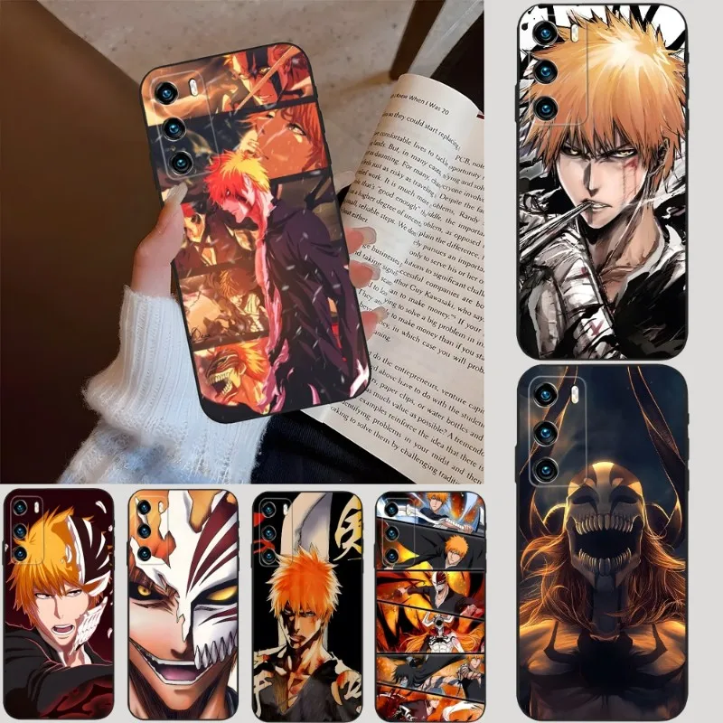 

Bleach Anime Kurosaki Ichigo Phone Case For Huawei Y9 Y7 Y7A Y7P Y6 Y6Pro Y5 Y5P Prime 2020 2019 2018 2017 Nova 9S 9RO 9SE Cover