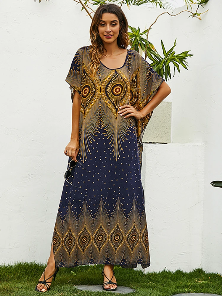 2023 Robe De Plage Bikini Cover Up Pareos Dress Over Size Autumn Boho Dress Tunic For Beach Sarong Swimsuit Cover Up Maxi Dress 
2023 Robe De Plage Bikini Cover Up Pareos Dress Over Size Autumn Boho Dress Tunic For Beach Sarong Swimsuit Cover Up Maxi Dress