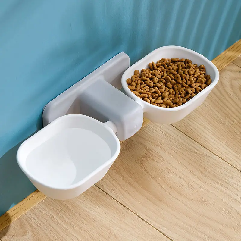 Wall-mounted Pet Dog Cat Double Bowl Kitten Food Water Feeder Pet Food Bowl For Cat Dog Cat Accessories Dog Bowl Cat Bowl
Wall-mounted Pet Dog Cat Double Bowl Kitten Food Water Feeder Pet Food Bowl For Cat Dog Cat Accessories Dog Bowl Cat Bowl