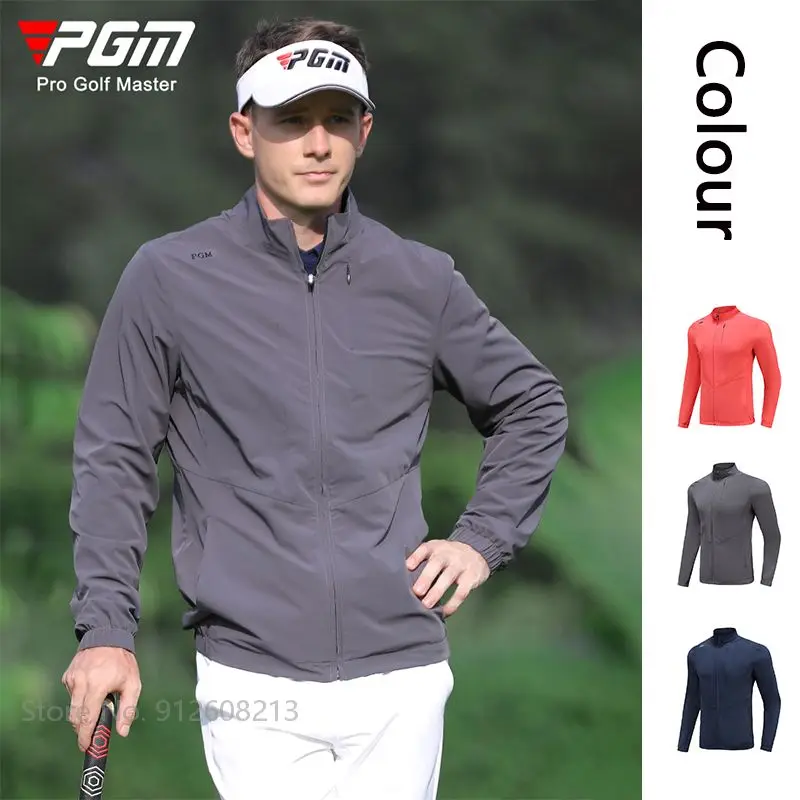 PGM Warm Male Golf Windbreaker Windproof Men Golf Jacket Waterproof Full Zipper Coat Stand Collar Casual Tops Tennis Baseball
PGM Warm Male Golf Windbreaker Windproof Men Golf Jacket Waterproof Full Zipper Coat Stand Collar Casual Tops Tennis Baseball