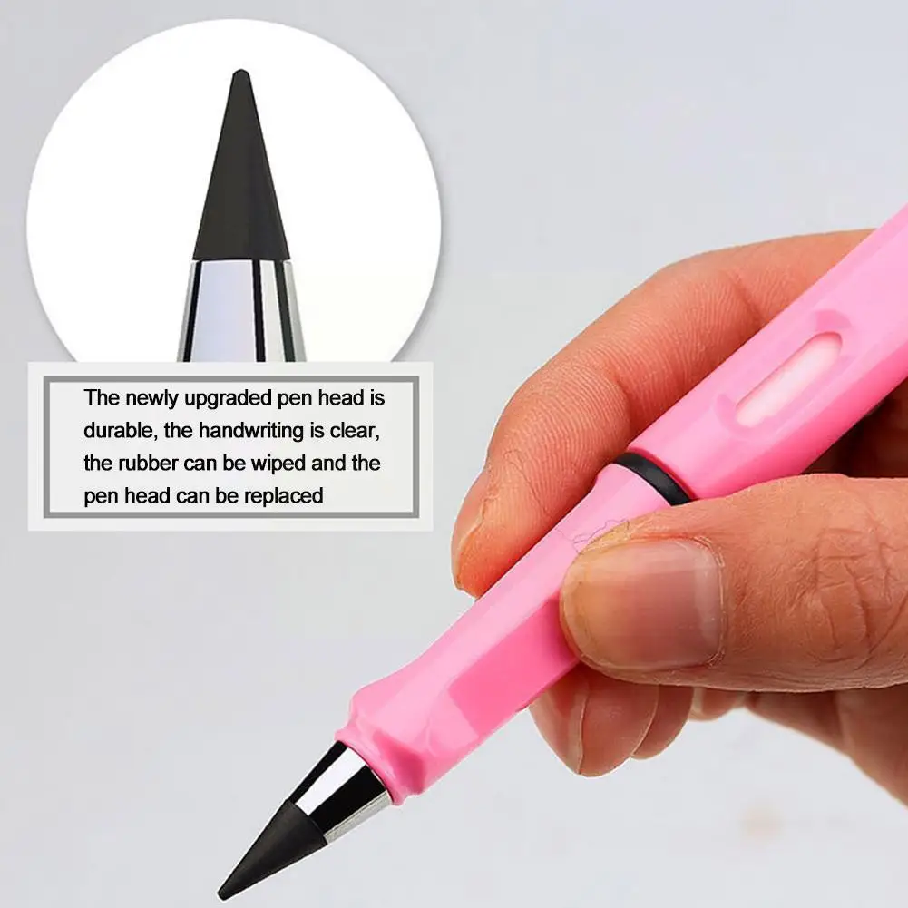 Eternal Pencil Replacement Pen No Ink Unlimited Without Tip Pen Writing The Eraser Dust-free School Sharpening Supplie T1m4
Eternal Pencil Replacement Pen No Ink Unlimited Without Tip Pen Writing The Eraser Dust-free School Sharpening Supplie T1m4