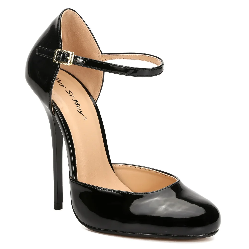 New Summer Sandals Women Fashion Buckle Strap Shallow Basic PU 13CM Thin Heels Ankle Strap Large size Women Shoes black
New Summer Sandals Women Fashion Buckle Strap Shallow Basic PU 13CM Thin Heels Ankle Strap Large size Women Shoes black
