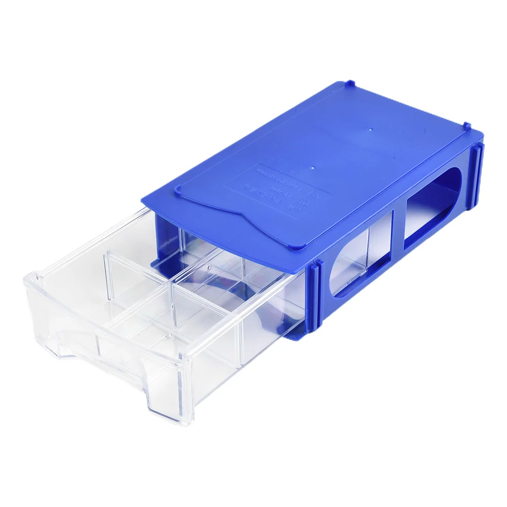 

1PC Stackable Plastic Hardware Parts Storage Boxes Component Screws Tool Box Clear Drawers Tools Packaging Case 160*95*40mm